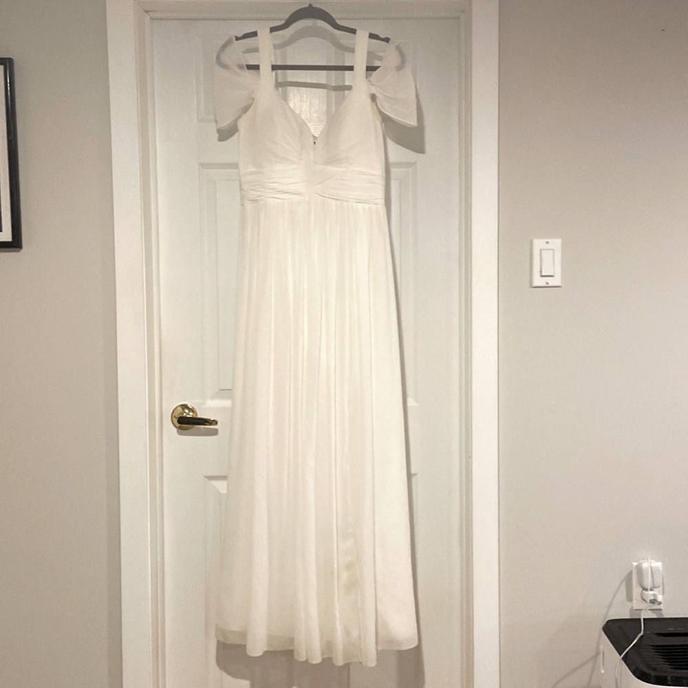 Beautiful white full length gown